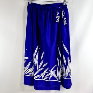 Vintage Sandcastle Wrap Skirt Swim Cover New Dead Stock Medium Royal Blue  NWT